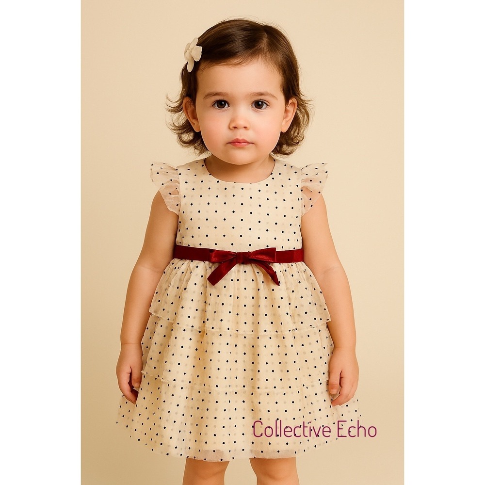 Blueberi Boulevard Toddler Dress 24M Tiered Tulle Champagne Gold NWT